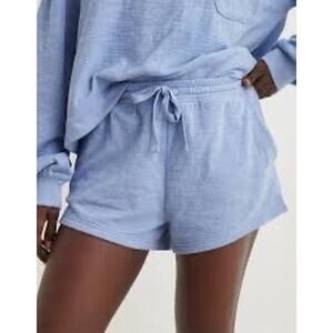 Aerie Endless Summer High Waisted Short Monaco Blue Size XL Pockets Comfy
